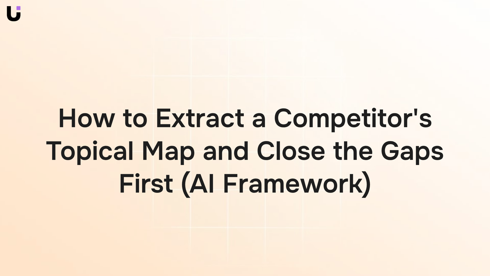 Abstract 3D network diagram showing interconnected nodes and strategic pathways representing competitive topical mapping analysis