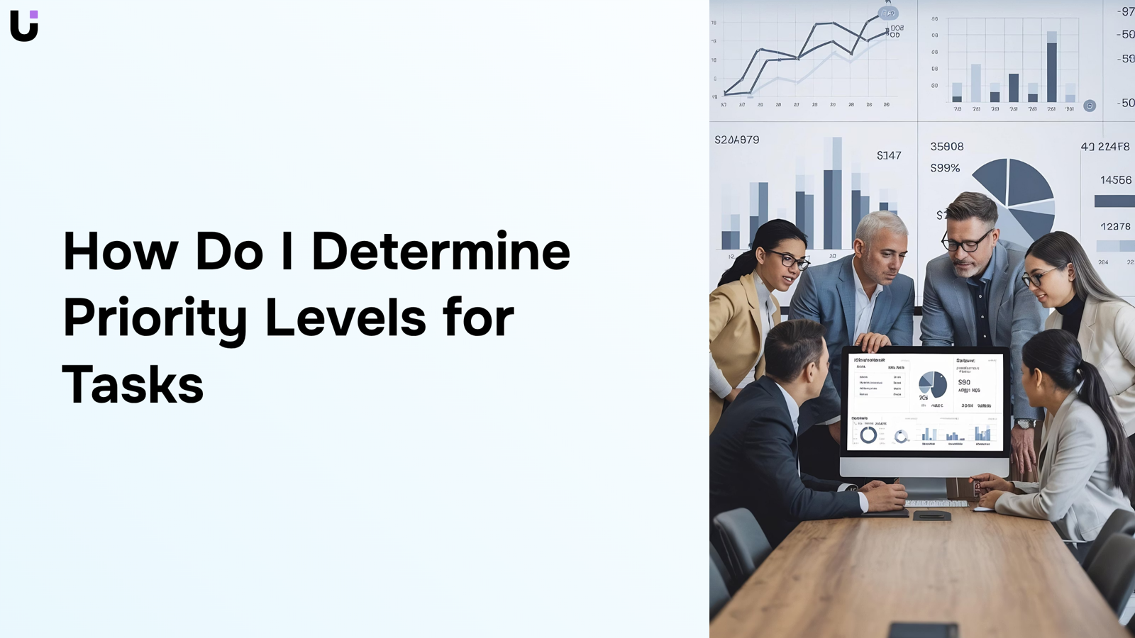 Minimalist 3D visualization of hierarchical priority levels in a professional workspace setting