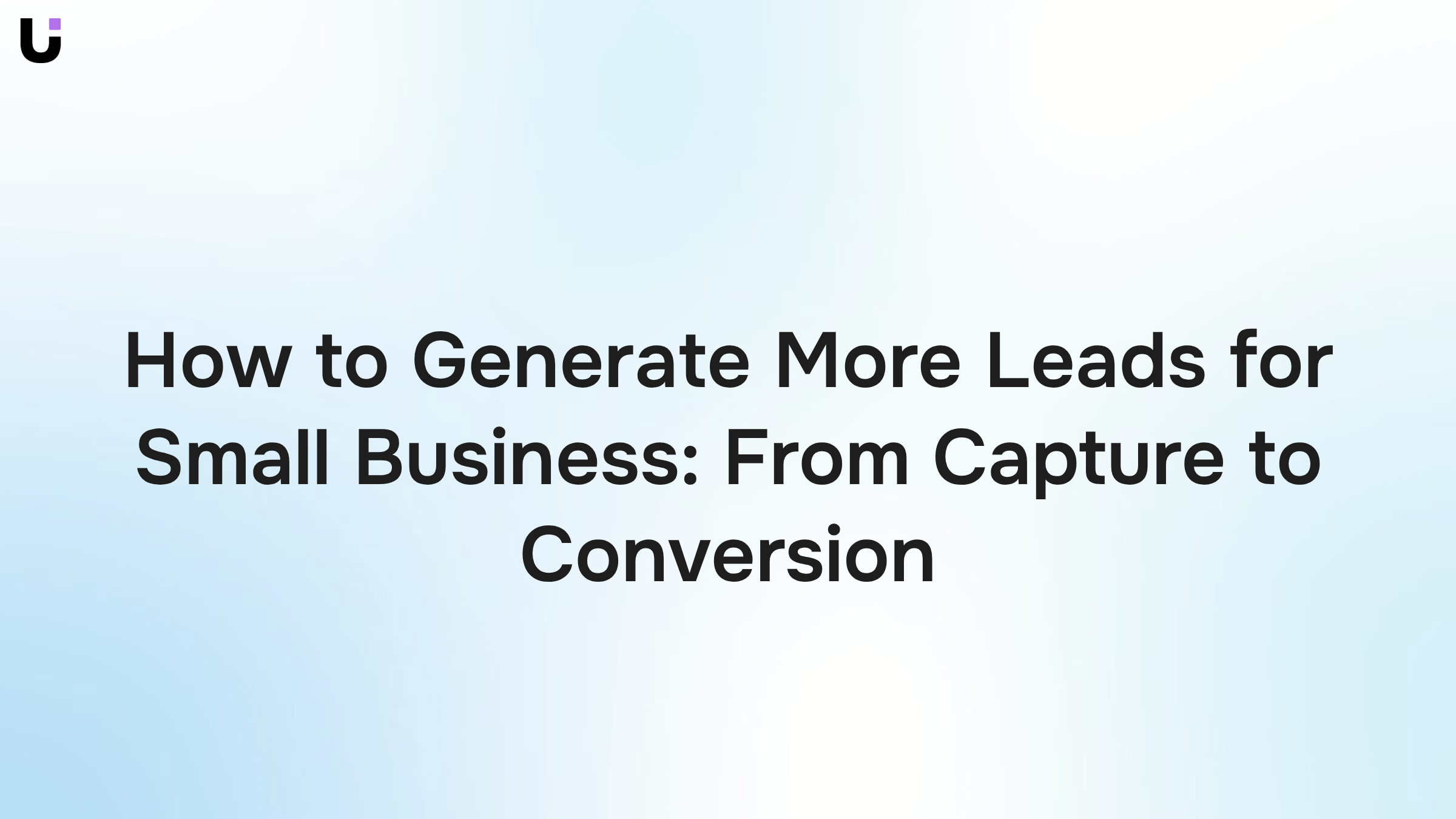 Modern business workspace with laptop, analytics, and lead generation tools representing small business growth strategy