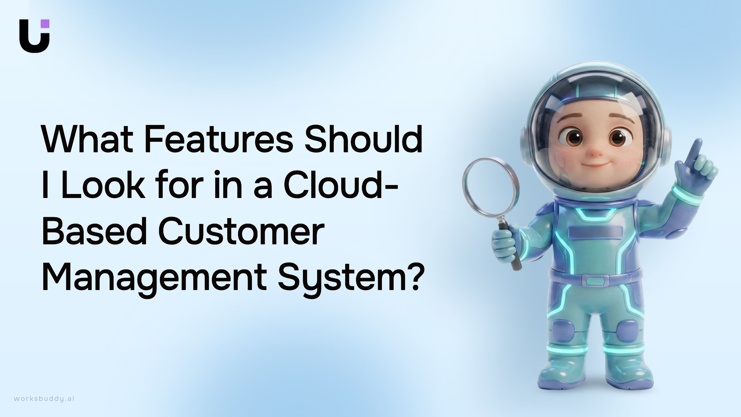 Modern cloud-based customer management system interface with connected data nodes and analytics dashboard