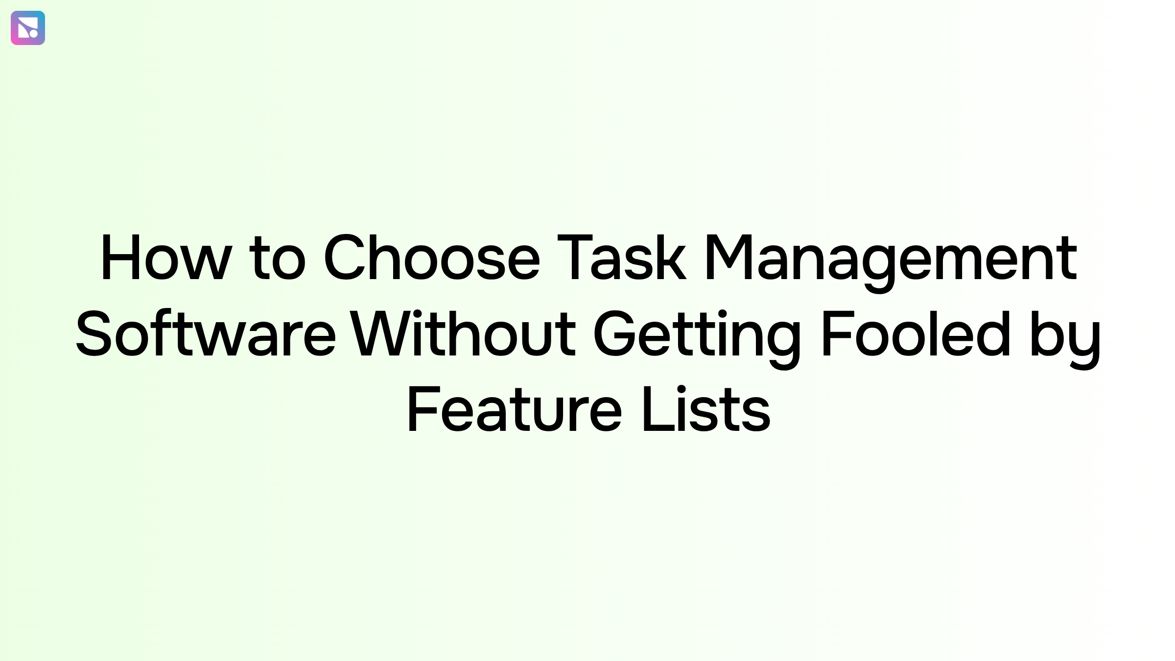 Organized desk with laptop showing task management interface, symbolizing smart software selection and professional planning
