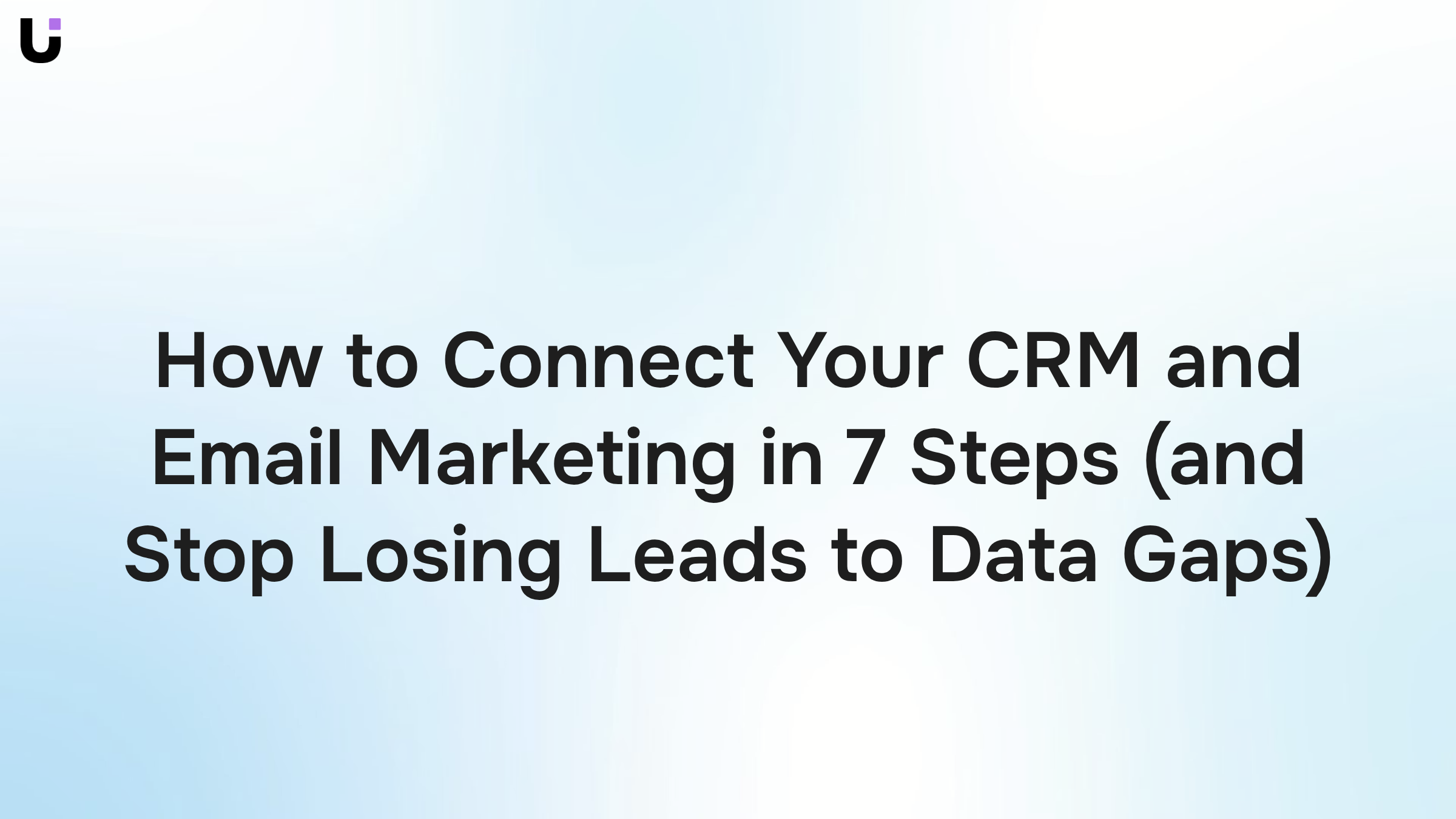 CRM and email marketing integration visualization showing connected data streams and synchronized systems