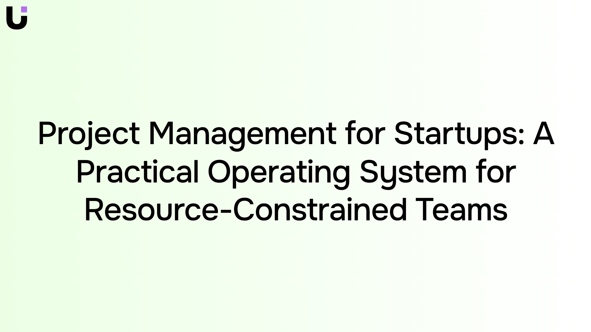Organized startup workspace with laptop, task board, and project management tools in clean modern setting