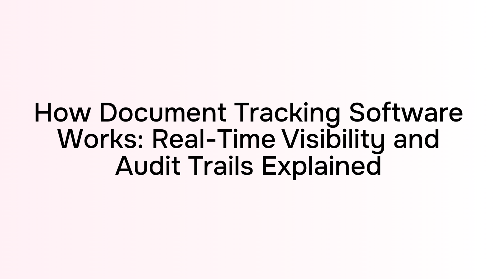 Digital document tracking interface with real-time audit trails displayed on modern tablet in professional workspace