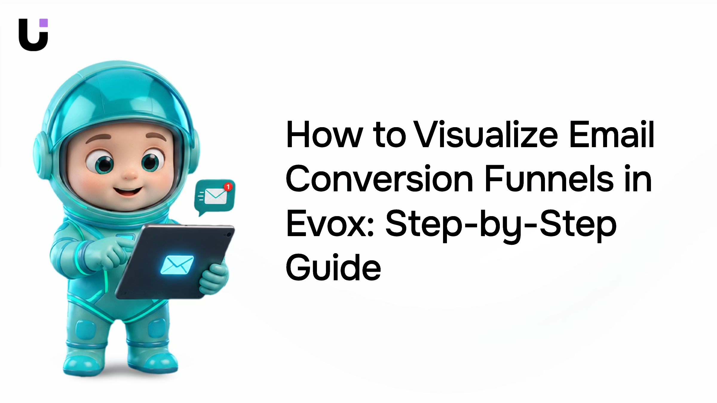 Digital email conversion funnel visualization with cascading data stages in modern 3D render