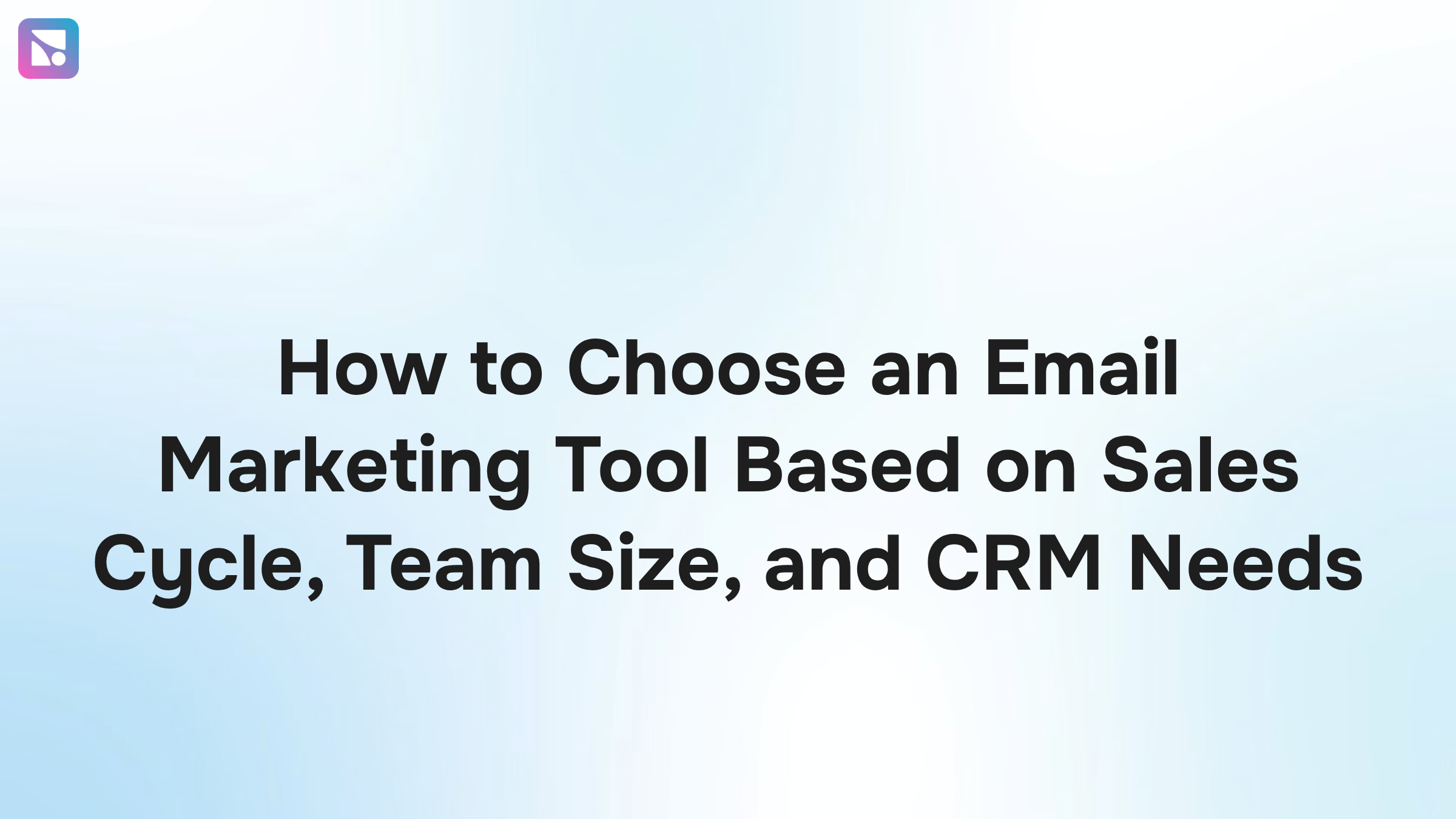Professional 3D dashboard showing email marketing tool selection with analytics and CRM integration on modern workspace