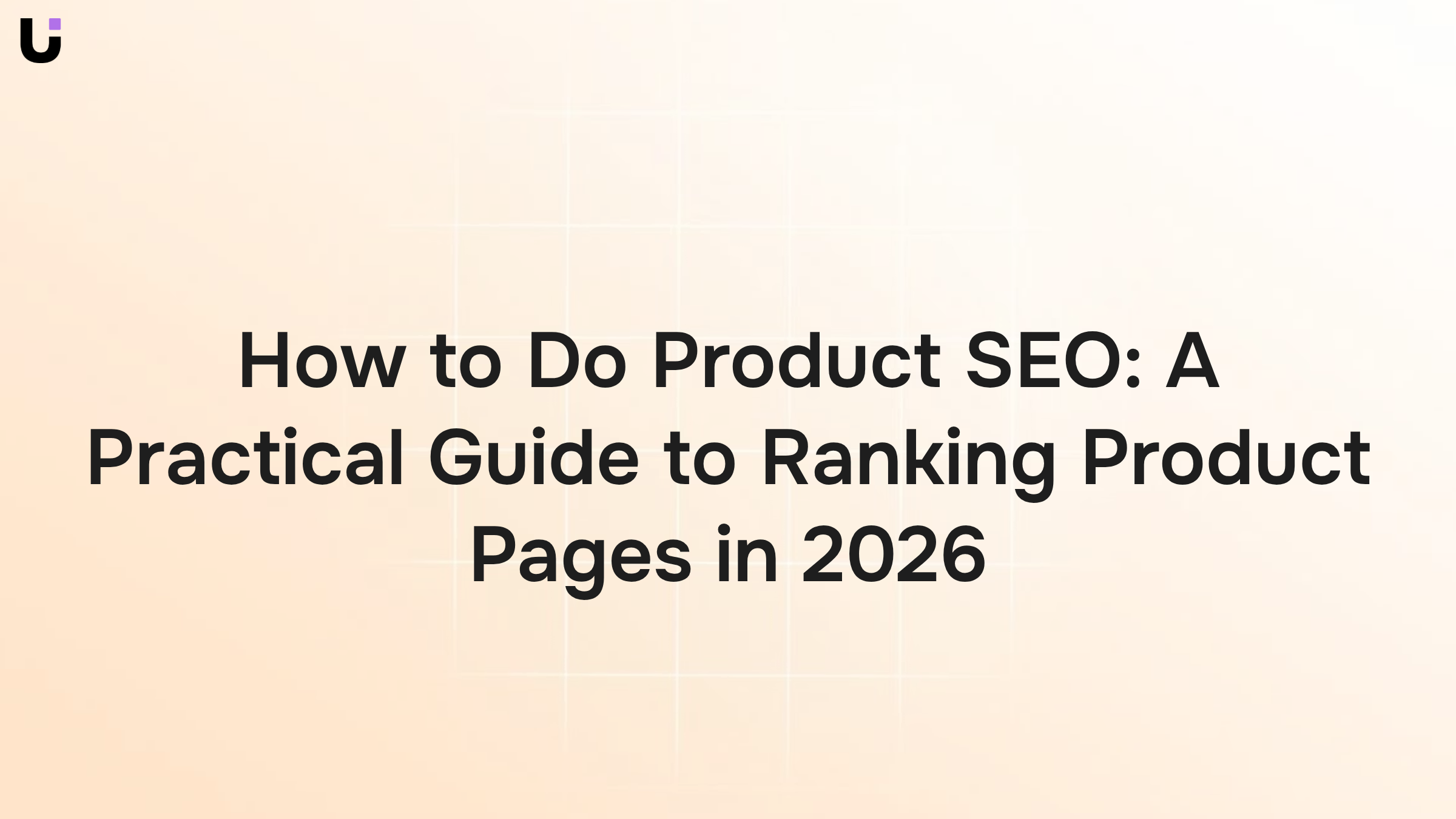 Modern 3D render of optimized product page interface with search metrics and professional workspace setup