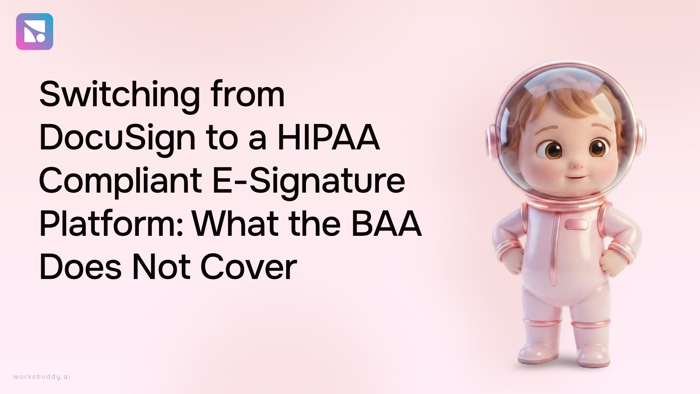 Secure laptop displaying HIPAA-compliant e-signature interface with padlock icon on modern office desk