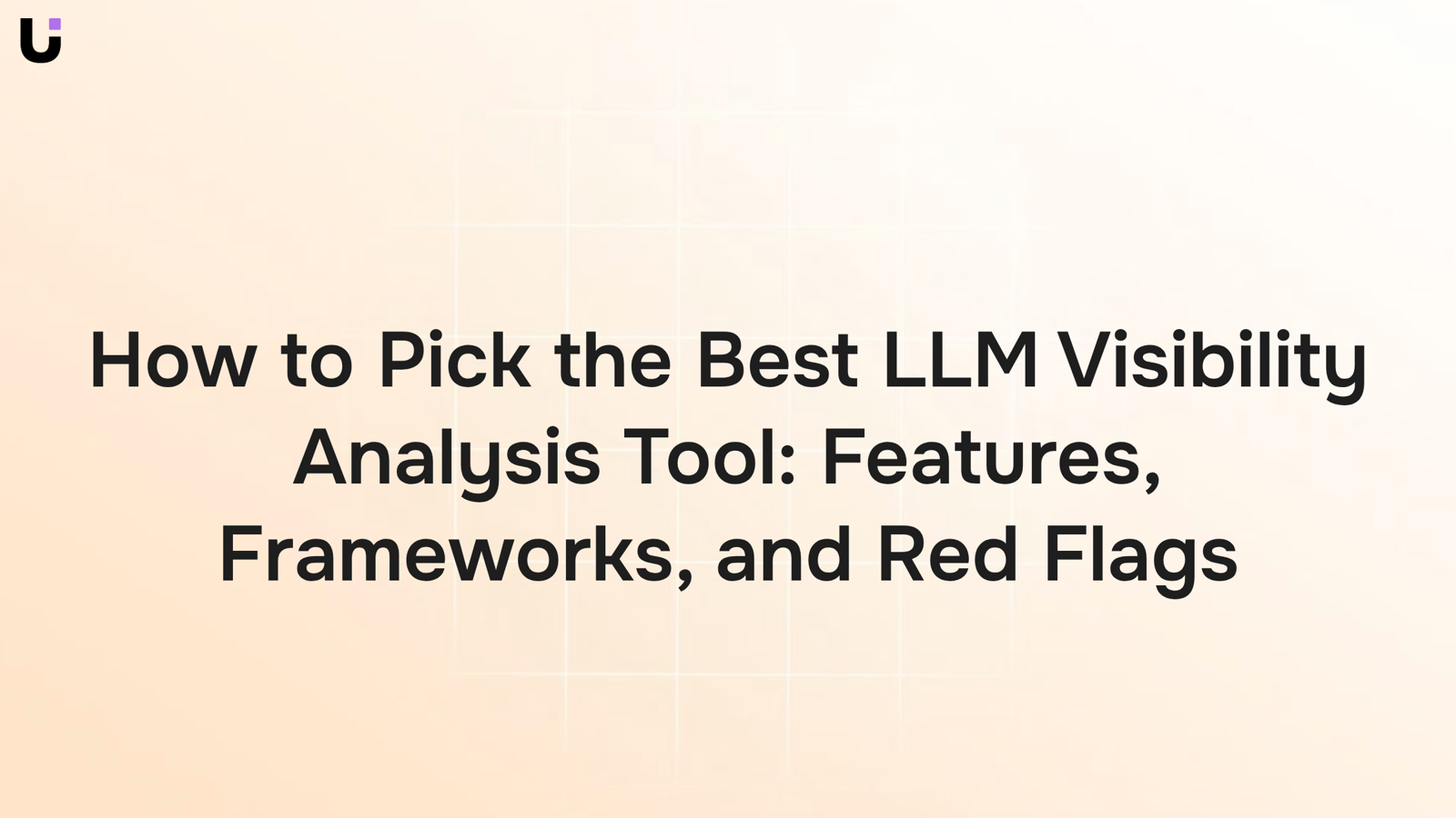 Modern 3D dashboard interface with analytics nodes representing LLM visibility analysis tool