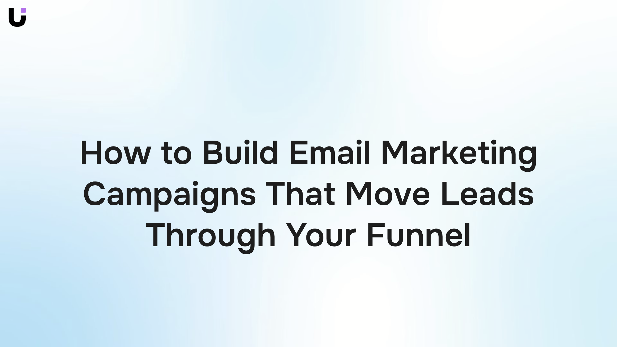 Digital funnel visualization with cascading email icons representing email marketing campaign lead progression
