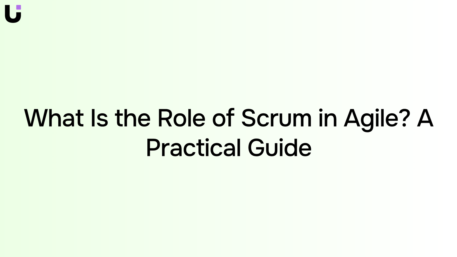 Abstract 3D workflow diagram with interconnected nodes illustrating agile scrum framework components and iterative sprint cycles