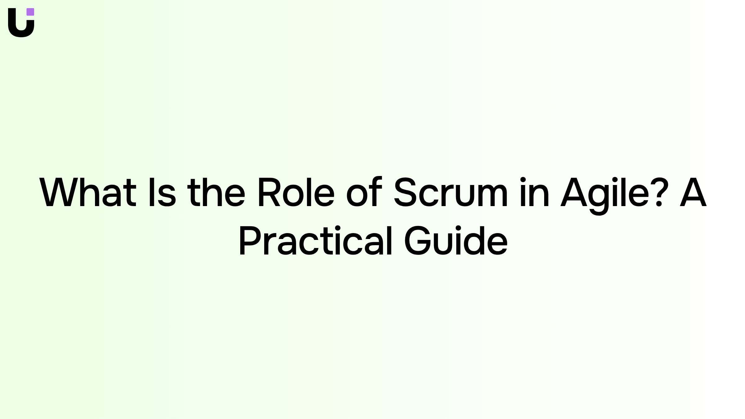 Abstract 3D workflow diagram with interconnected nodes illustrating agile scrum framework components and iterative sprint cycles