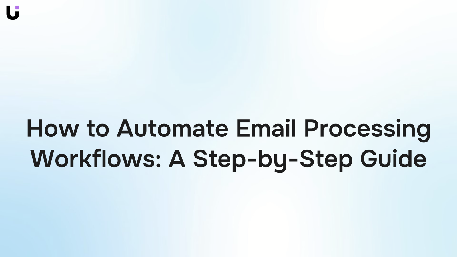 Modern 3D email automation workflow dashboard with clean interface, data streams, and process icons on minimalist desk setup