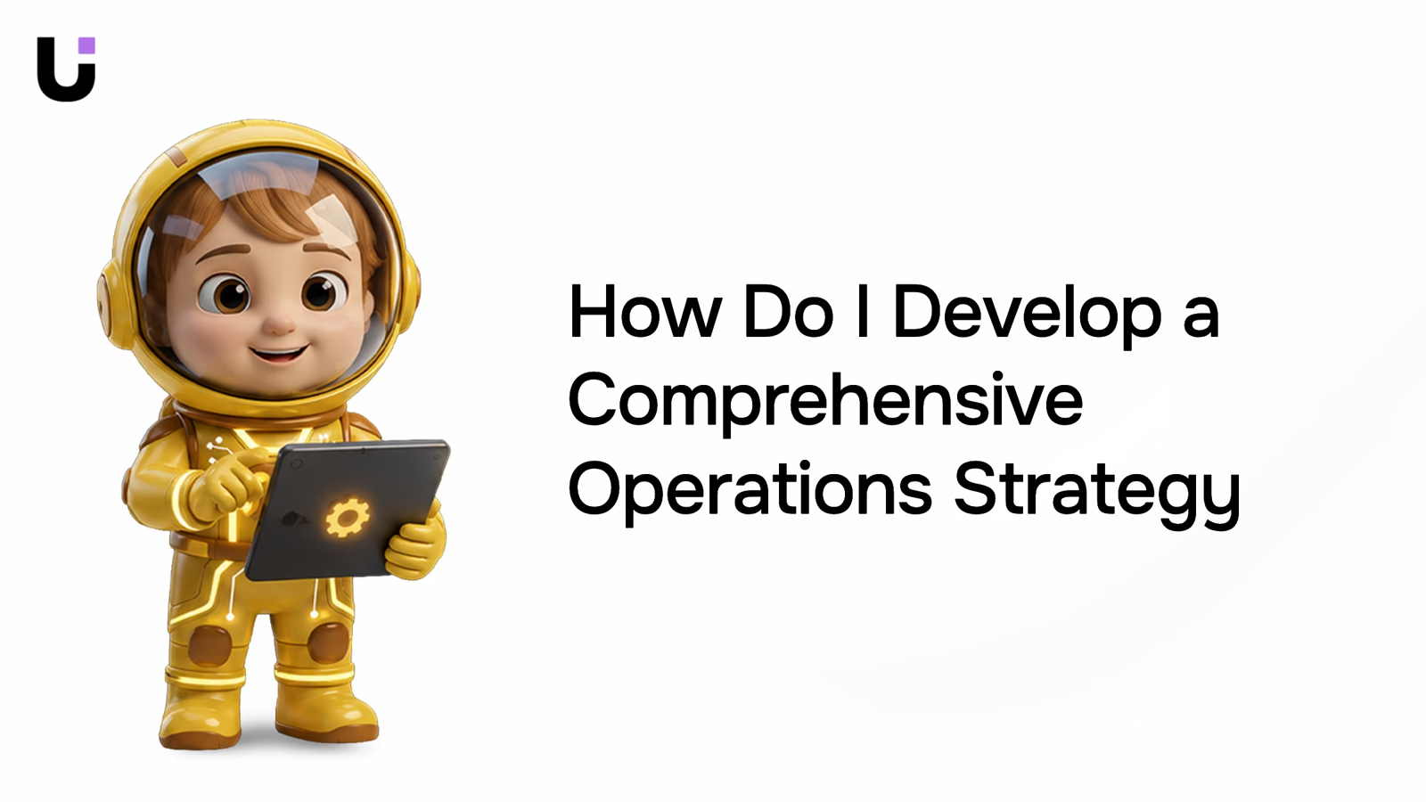 Develop a comprehensive operations strategy in 6 steps