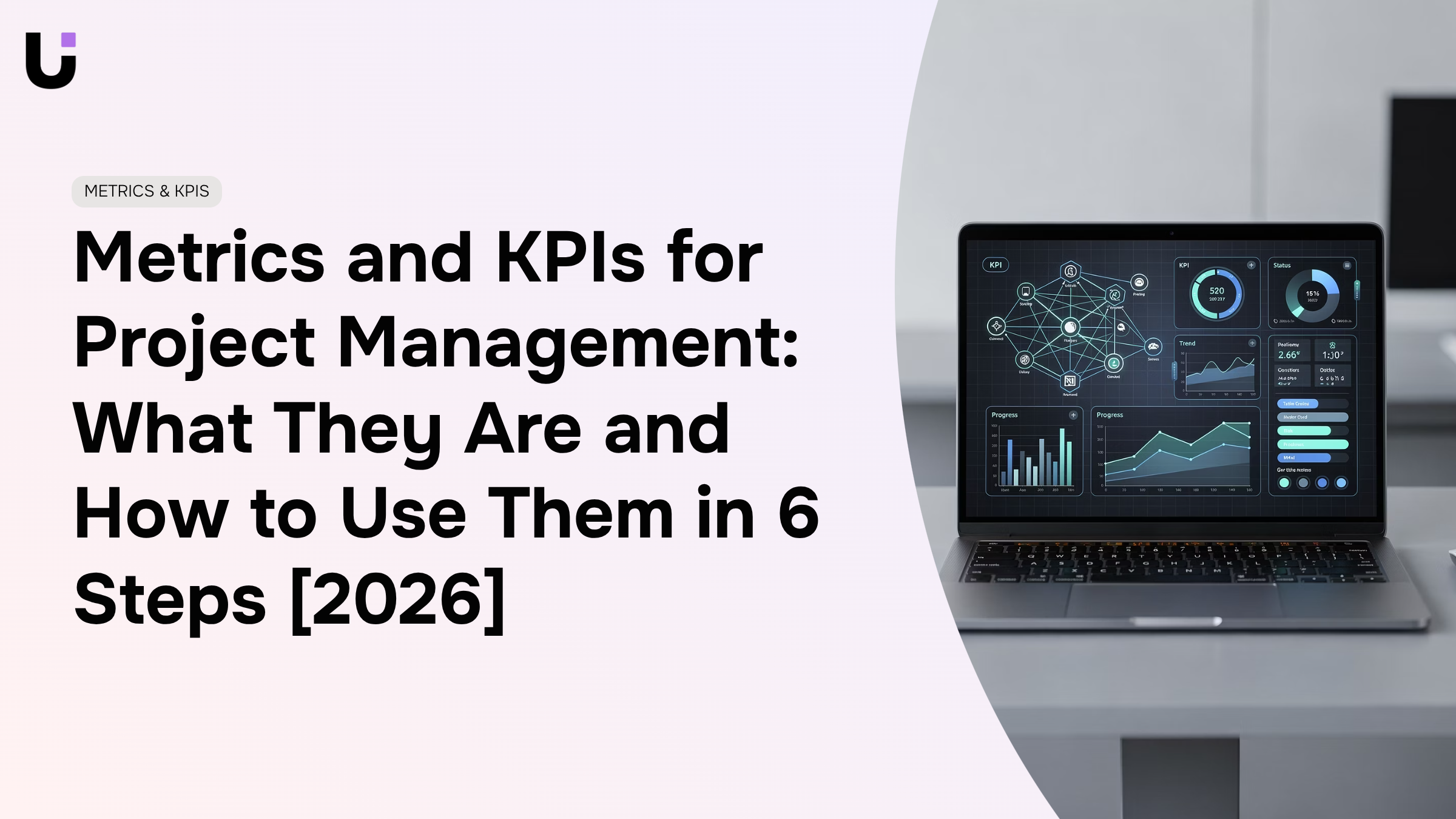 Modern dashboard showing KPI metrics and performance analytics with trending data visualizations