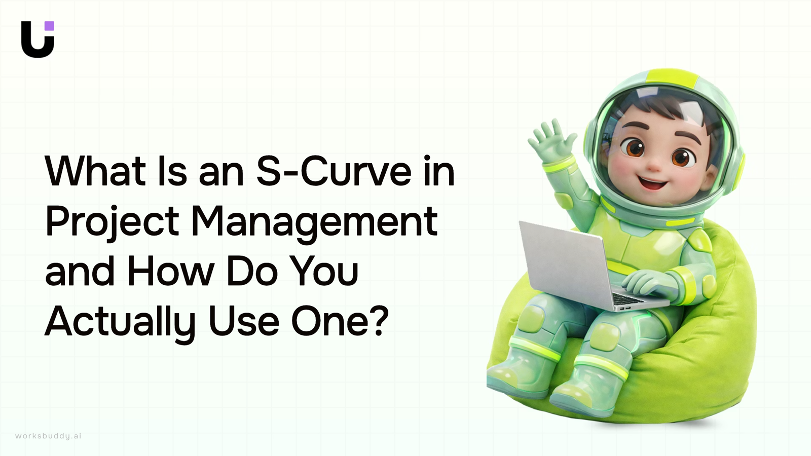 S-curve graph visualization representing project management progress trajectory on modern digital interface