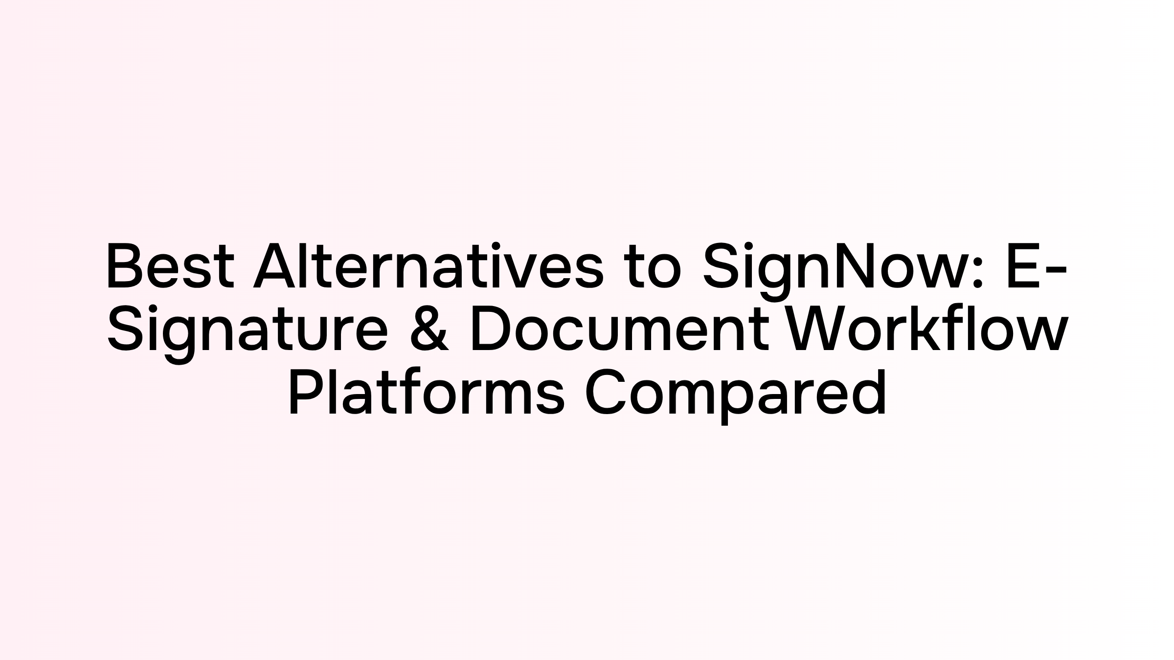 Digital documents with approval checkmarks representing e-signature and document workflow alternatives