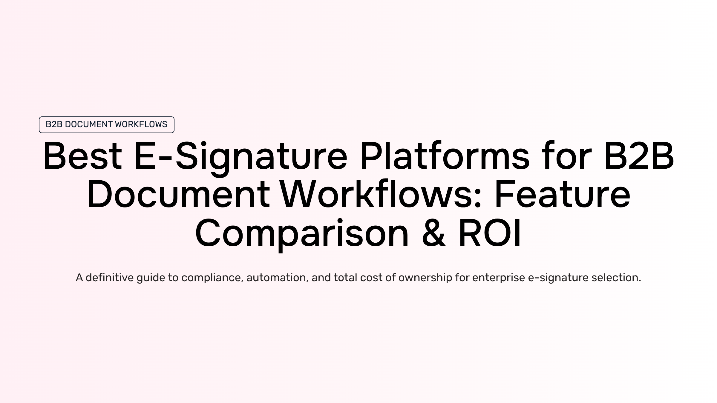 Professional B2B e-signature workspace with digital documents and secure signing interface in modern office setting