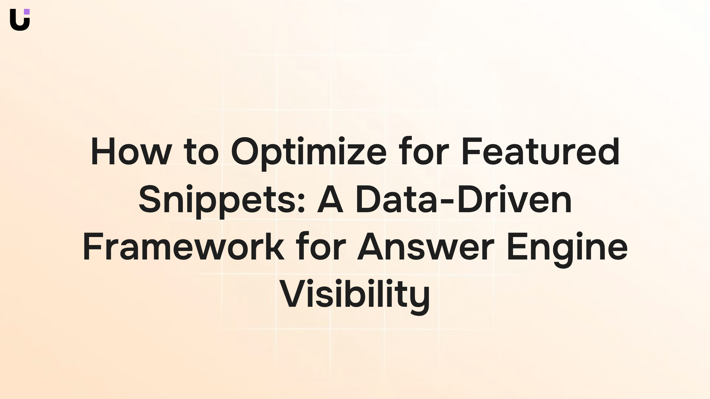 Modern laptop displaying search data with floating analytics elements and magnifying glass symbolizing featured snippet optimization