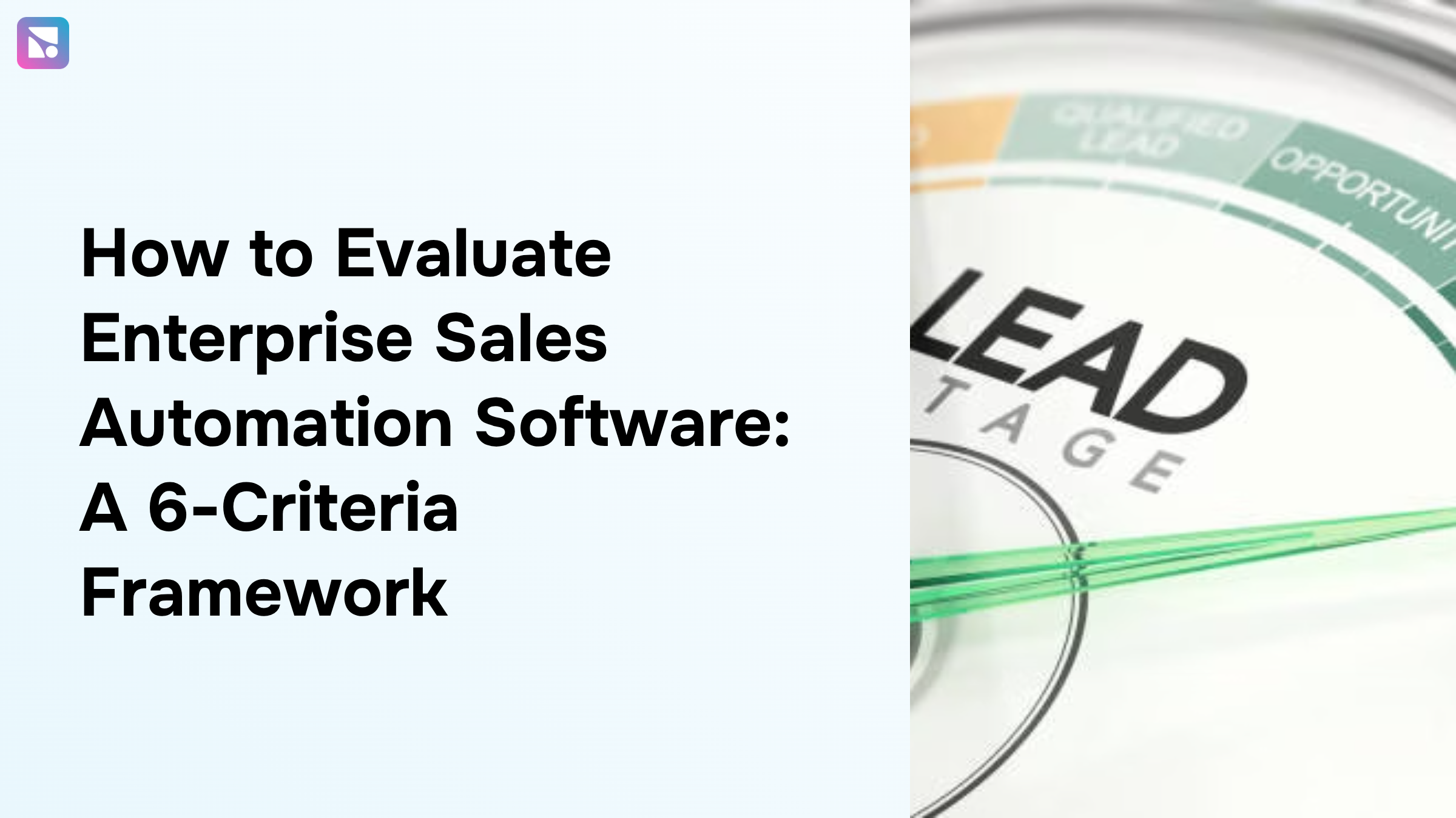 Modern workspace with laptop, tablet, and analytics dashboards representing enterprise sales automation software evaluation framework