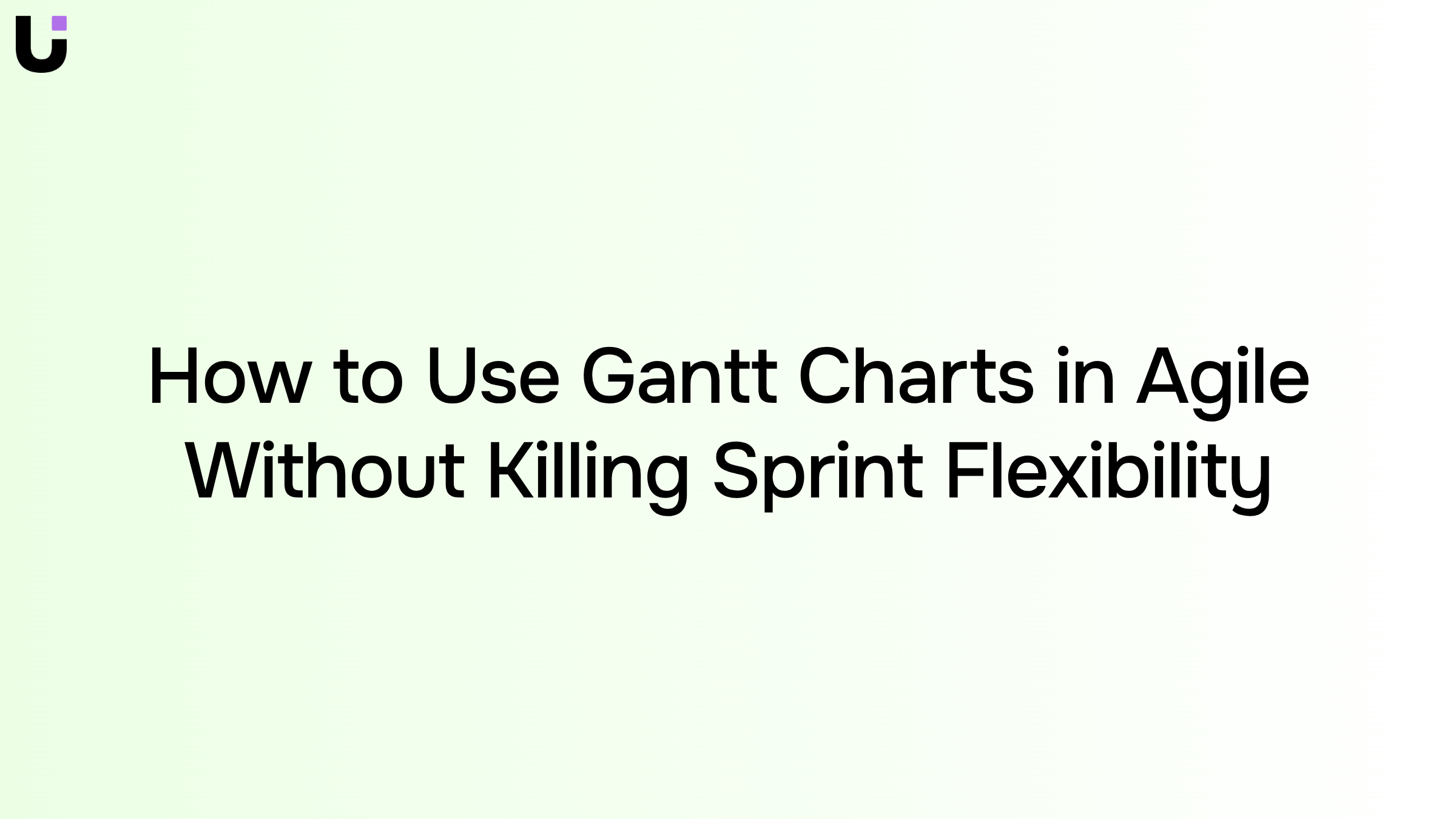 Modern Gantt chart on monitor with geometric elements representing agile project management balance
