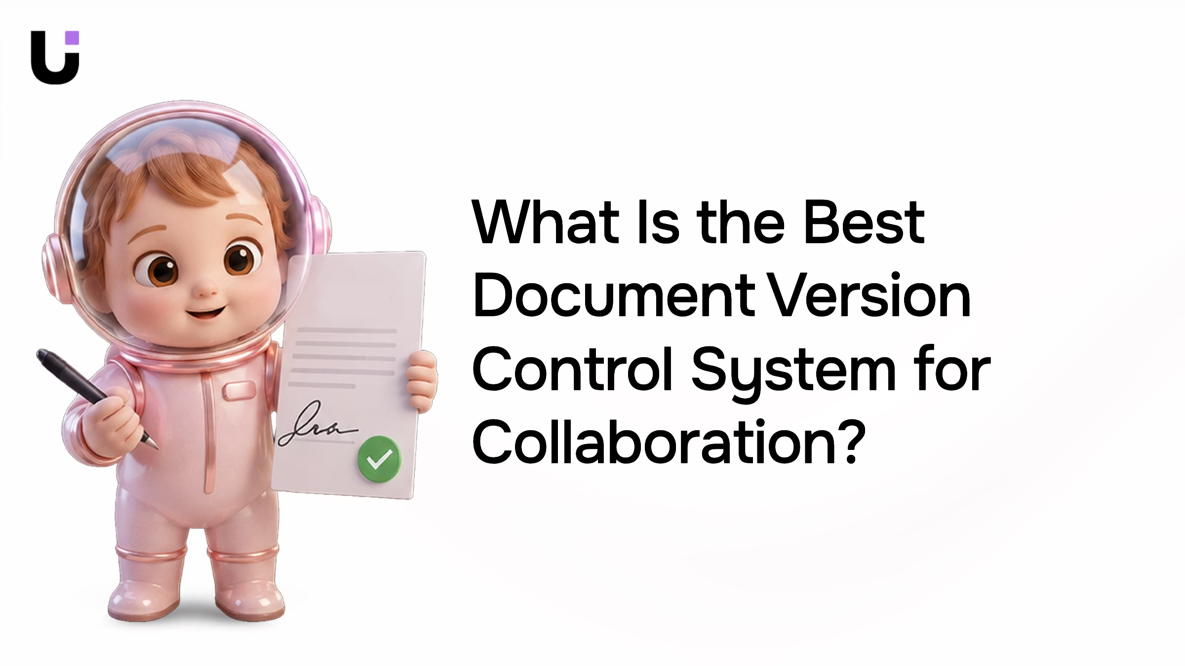 Abstract 3D illustration of layered digital documents with version control timestamps, representing collaborative document management