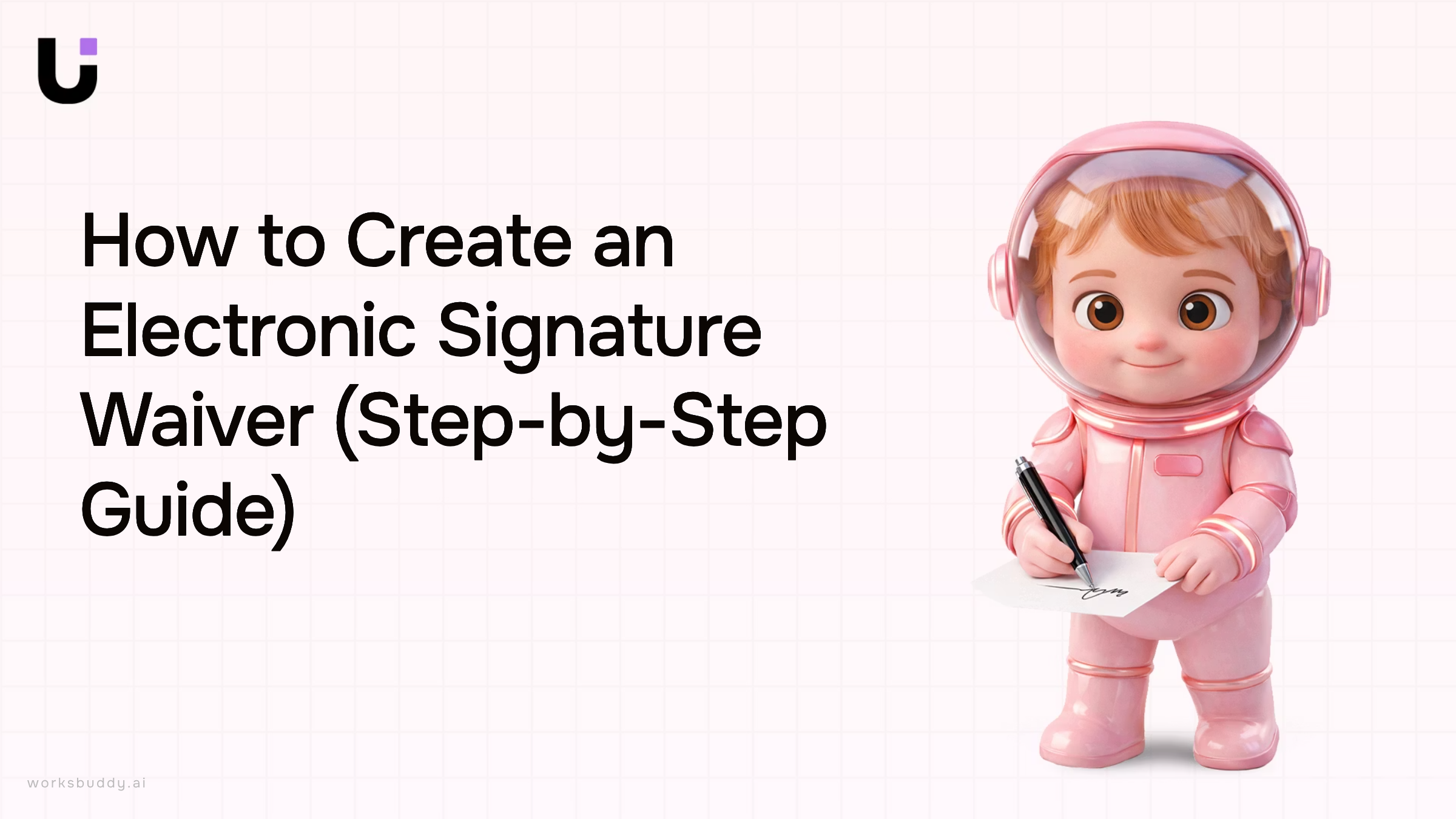 Professional digital workspace showing electronic signature interface on tablet with security elements and modern corporate design
